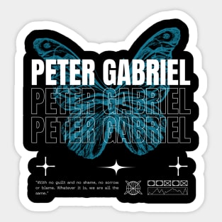 Peter Gabriel // Butterfly Sticker